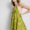 Mini-Kleid mit Fischstickerei Mini-Kleid mit Fischstickerei