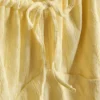 Mini-Kleid mit gekräuselten Flügelärmeln Mini-Kleid mit gekräuselten Flügelärmeln