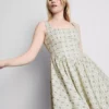 Mini-Kleid mit Korsett-Knopfleiste Mini-Kleid mit Korsett-Knopfleiste