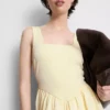 Mini-Korsett-Kleid aus Baumwollmischung Mini-Korsett-Kleid aus Baumwollmischung