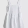Mini-Korsett-Kleid aus Baumwollmischung