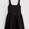 Mini-Korsett-Kleid aus Baumwollmischung Mini-Korsett-Kleid aus Baumwollmischung