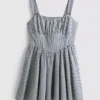 Mini-Korsett-Kleid mit Gingham-Muster Mini-Korsett-Kleid mit Gingham-Muster
