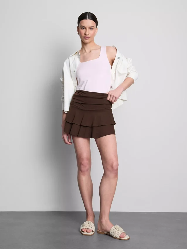 Mini-Rara-Rock mit geraffter Taille Mini-Rara-Rock mit geraffter Taille