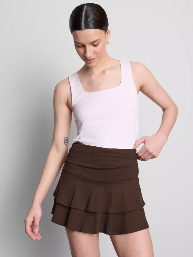 Mini-Rara-Rock mit geraffter Taille Mini-Rara-Rock mit geraffter Taille