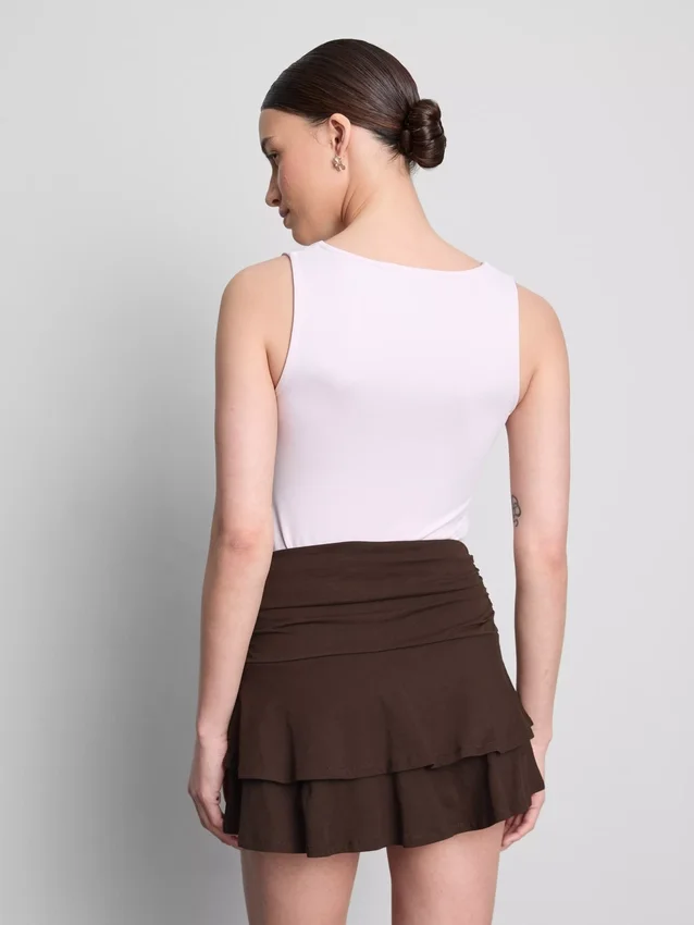 Mini-Rara-Rock mit geraffter Taille Mini-Rara-Rock mit geraffter Taille