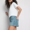Mini-Shorts aus Baumwoll-Denim Mini-Shorts aus Baumwoll-Denim