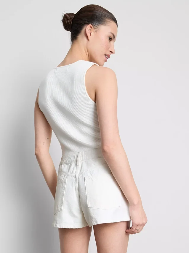 Mini-Shorts aus Baumwoll-Denim Mini-Shorts aus Baumwoll-Denim