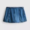 Mini-Skort aus Baumwoll-Denim Mini-Skort aus Baumwoll-Denim