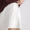 Mini-Skort aus Leinenmischung mit seitlichen Bindebändern Mini-Skort aus Leinenmischung mit seitlichen Bindebändern