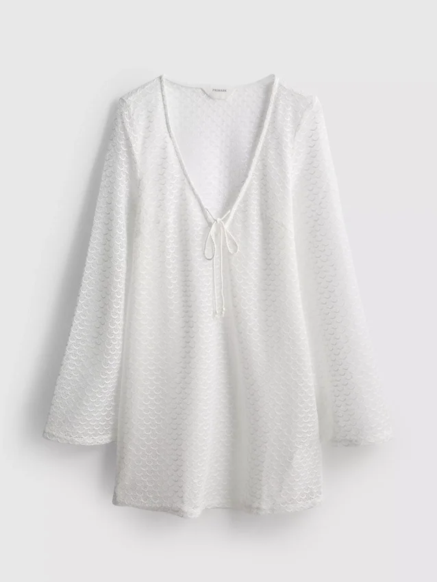 Mini-Strandkleid im Muschel-Look Mini-Strandkleid im Muschel-Look