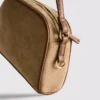 Mini-Umhängetasche aus Kunstwildleder