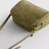 Mini-Umhängetasche aus Kunstwildleder