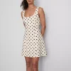 Minikleid aus baumwollreichem Ponte-Stoff