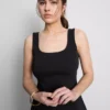 Minikleid aus baumwollreichem Ponte-Stoff