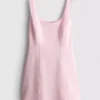 Minikleid aus baumwollreichem Ponte-Stoff