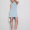 Minikleid mit quadratischem Ausschnitt Minikleid mit quadratischem Ausschnitt