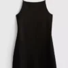 Minikleid mit quadratischem Ausschnitt Minikleid mit quadratischem Ausschnitt