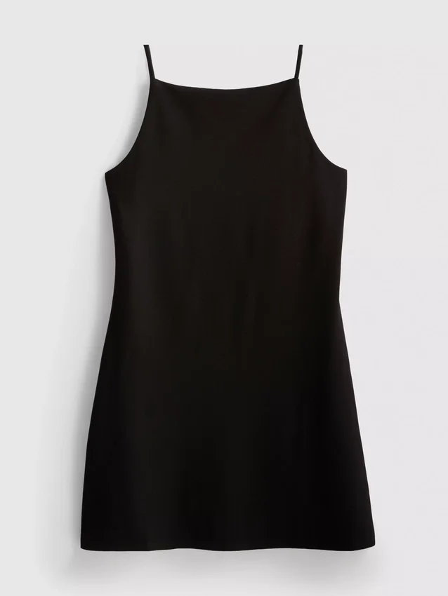 Minikleid mit quadratischem Ausschnitt Minikleid mit quadratischem Ausschnitt