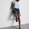 Minirock aus Baumwoll-Denim Minirock aus Baumwoll-Denim