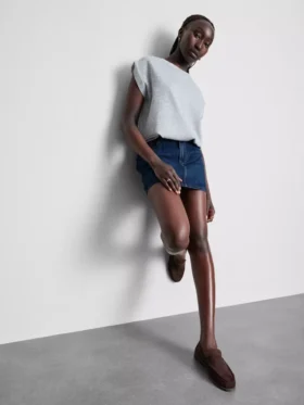 Minirock aus Baumwoll-Denim