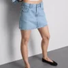 Minirock aus Baumwoll-Denim Minirock aus Baumwoll-Denim