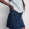 Minirock aus Baumwoll-Denim Minirock aus Baumwoll-Denim