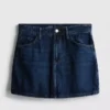Minirock aus Baumwoll-Denim Minirock aus Baumwoll-Denim
