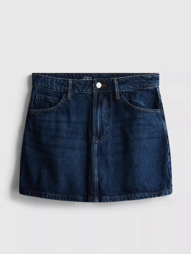 Minirock aus Baumwoll-Denim Minirock aus Baumwoll-Denim