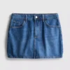 Minirock aus Baumwoll-Denim Minirock aus Baumwoll-Denim