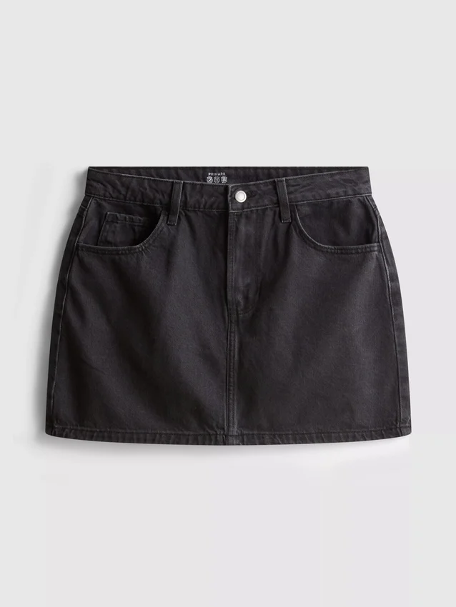 Minirock aus Baumwoll-Denim Minirock aus Baumwoll-Denim