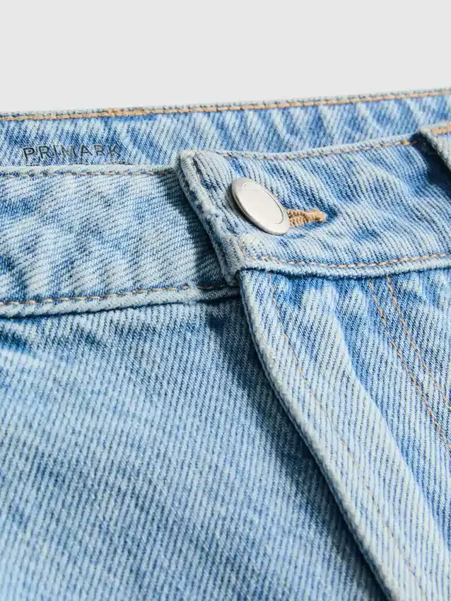 Minirock aus Baumwoll-Denim Minirock aus Baumwoll-Denim
