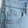 Minirock aus Baumwoll-Denim Minirock aus Baumwoll-Denim