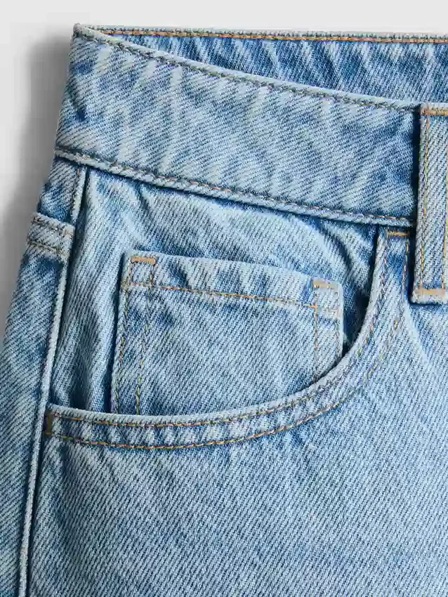 Minirock aus Baumwoll-Denim Minirock aus Baumwoll-Denim