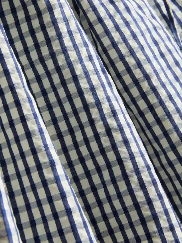 Minirock im Skater-Stil mit Gingham-Muster Minirock im Skater-Stil mit Gingham-Muster