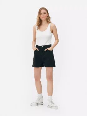 Mom-Shorts aus Denim Mom-Shorts aus Denim