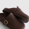 Mule-Clogs mit Schnalle