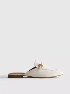 Mule-Loafer mit Snaffle-Motiv