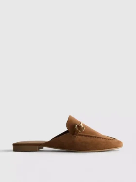 Mule-Loafer mit Snaffle-Motiv