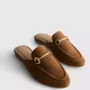 Mule-Loafer mit Snaffle-Motiv