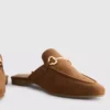 Mule-Loafer mit Snaffle-Motiv