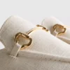 Mule-Loafer mit Snaffle-Motiv