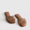 Mule-Sandalen im Diamanta-Webmuster