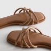 Mule-Sandalen im Diamanta-Webmuster