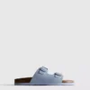Mule-Sandalen mit doppeltem Schnallenriemen