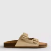 Mule-Sandalen mit doppeltem Schnallenriemen