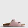 Mule-Sandalen mit doppeltem Schnallenriemen