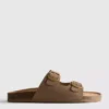 Mule-Sandalen mit doppeltem Schnallenriemen