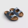 Mule-Sandalen mit doppeltem Schnallenriemen
