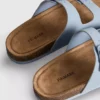 Mule-Sandalen mit doppeltem Schnallenriemen